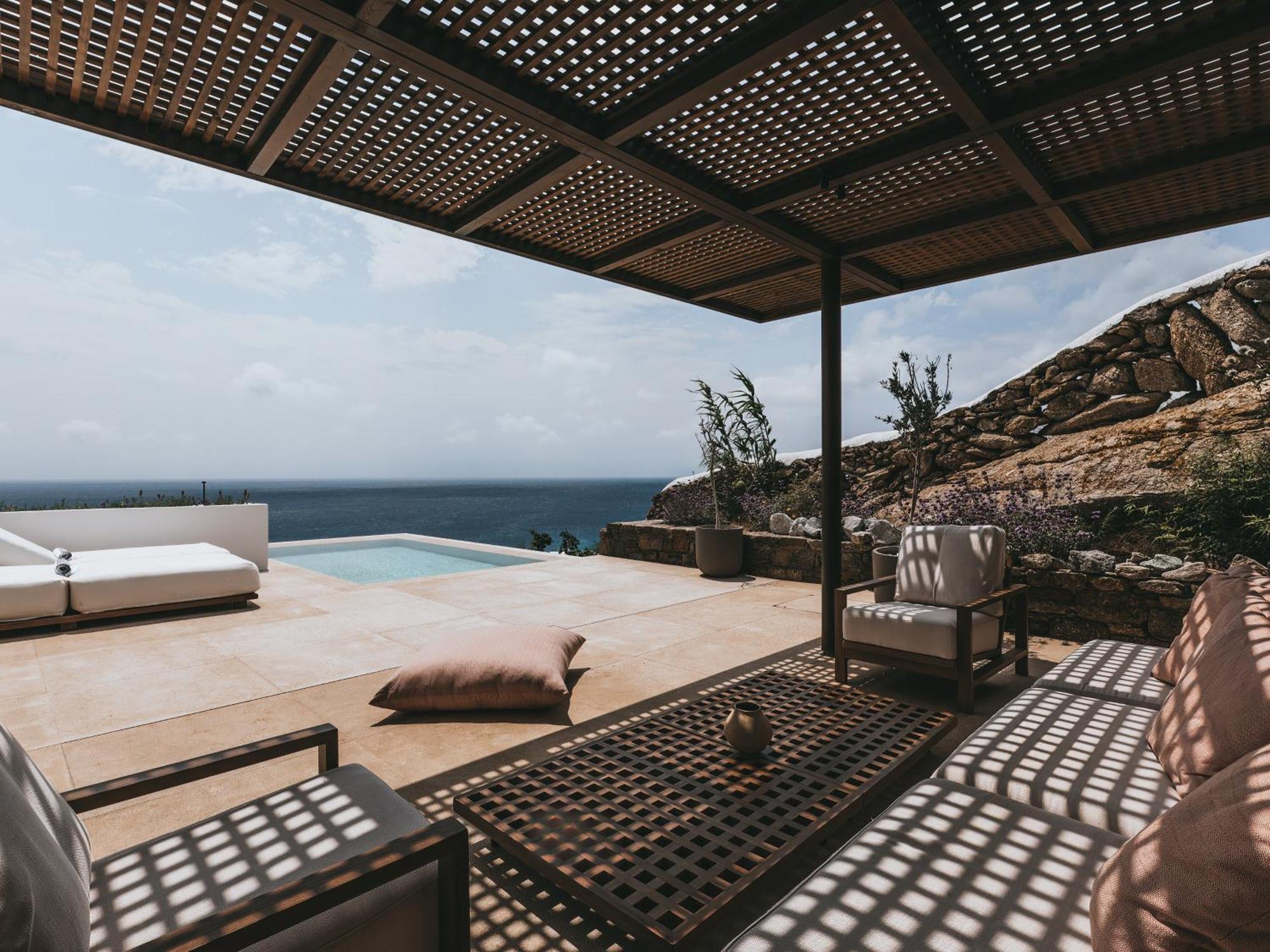 ホテル Cali Mykonos カラファティス エクステリア 写真
