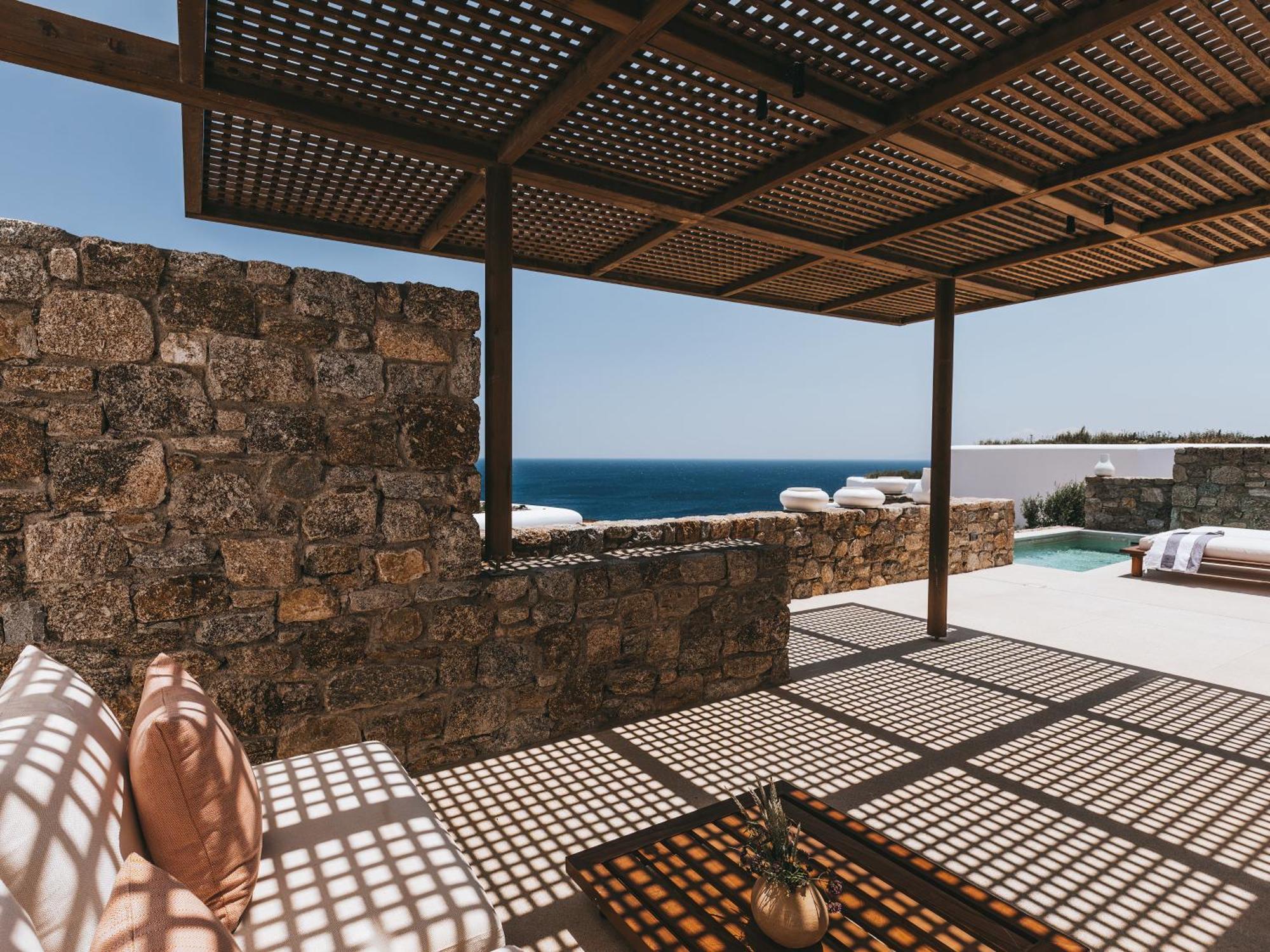 ホテル Cali Mykonos カラファティス エクステリア 写真