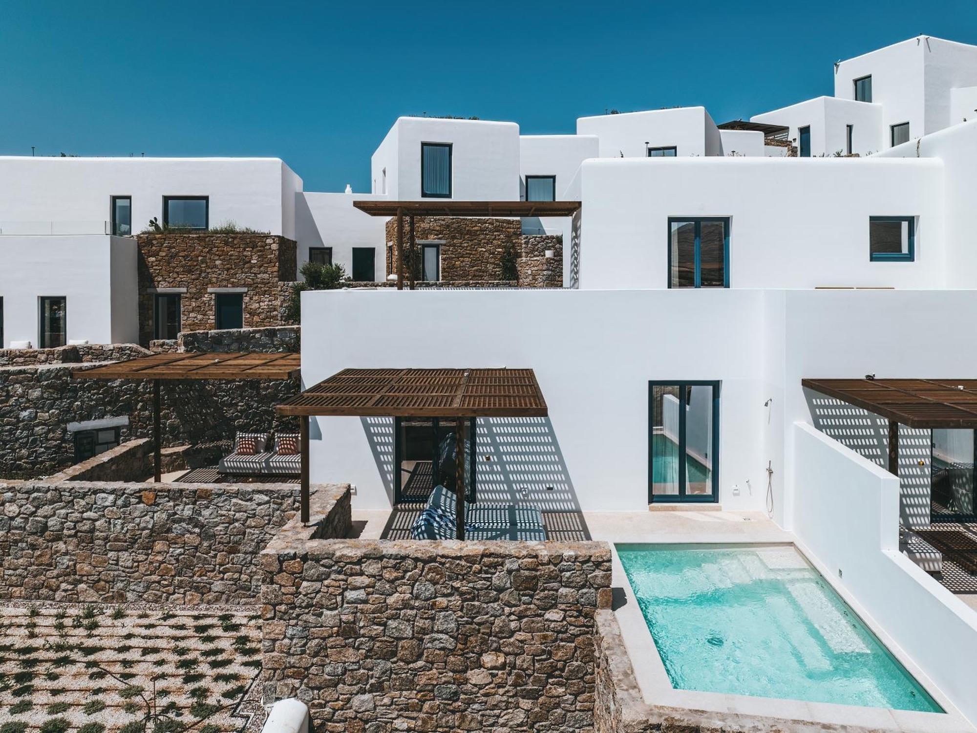 ホテル Cali Mykonos カラファティス エクステリア 写真