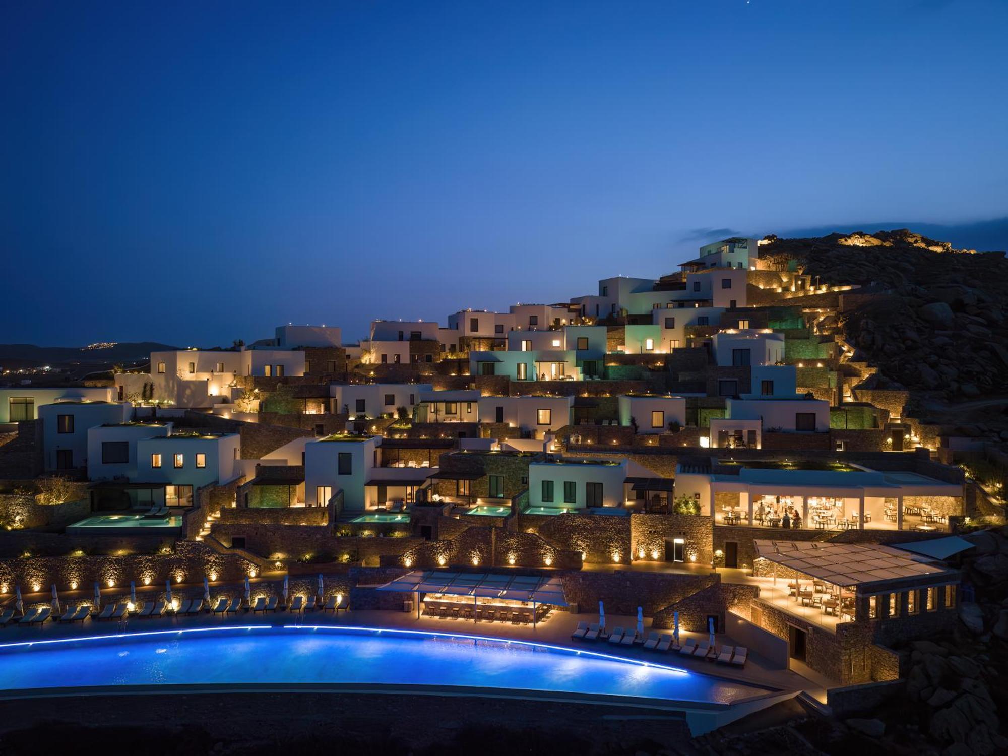 ホテル Cali Mykonos カラファティス エクステリア 写真