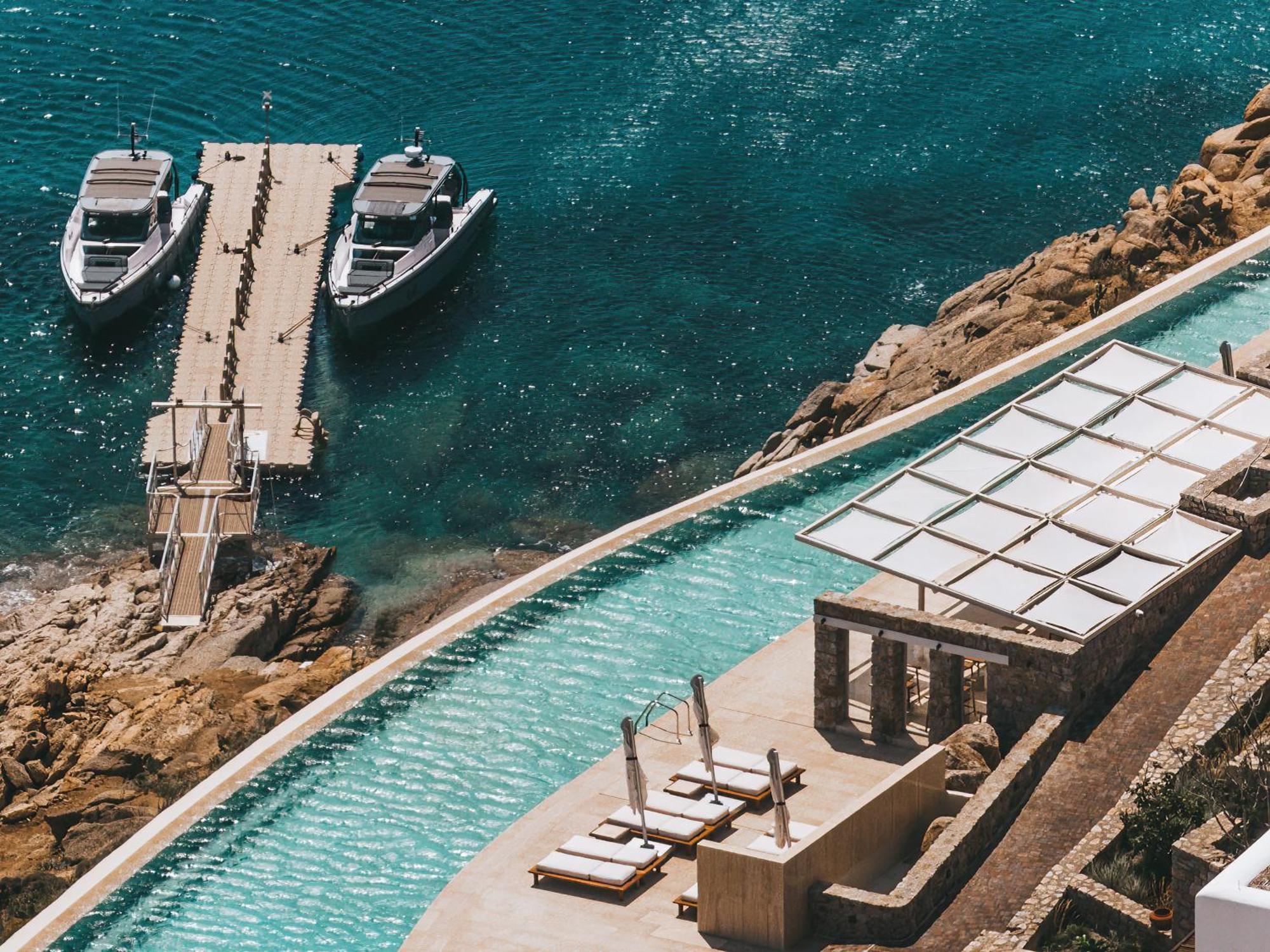 ホテル Cali Mykonos カラファティス エクステリア 写真