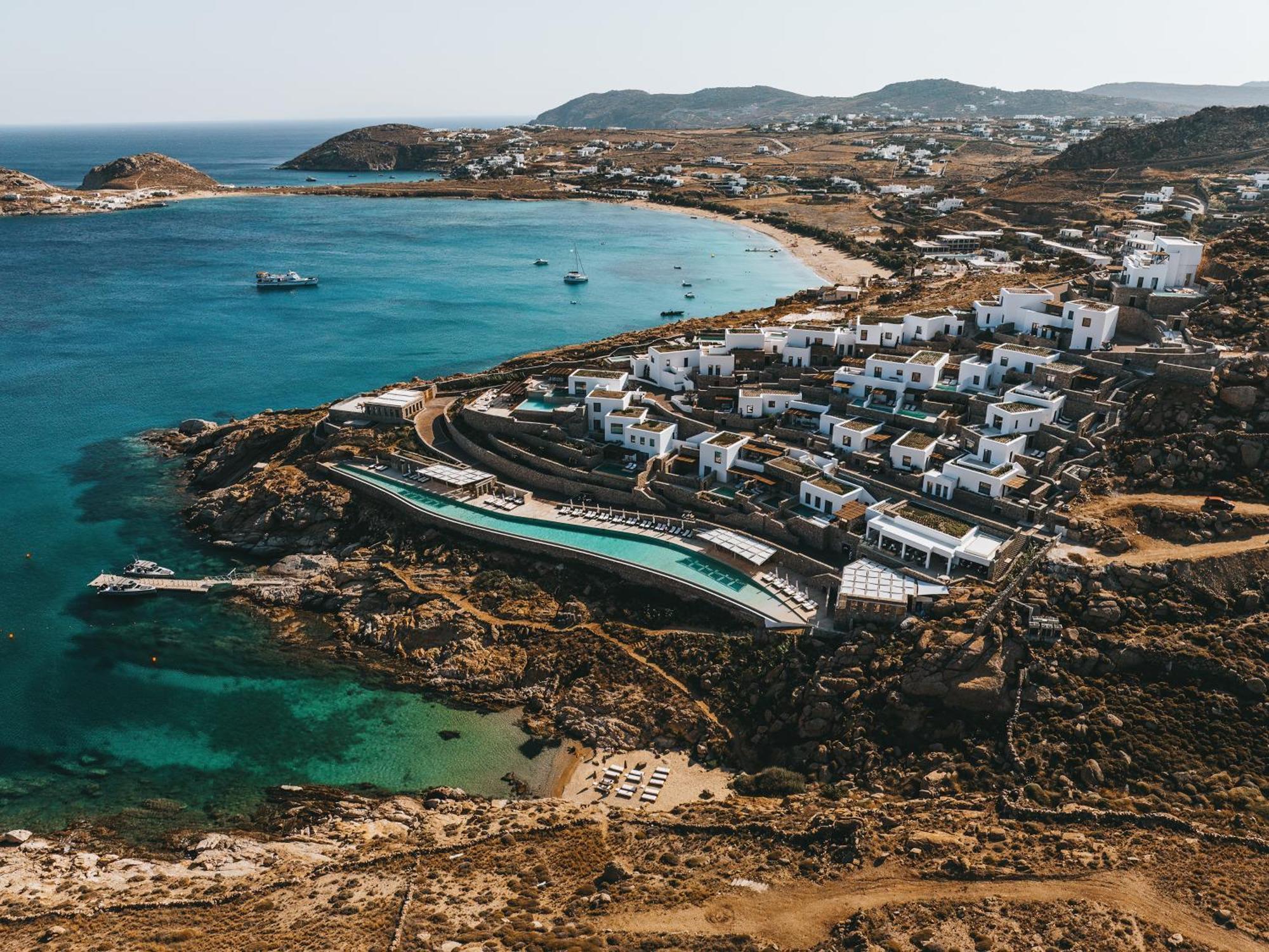 ホテル Cali Mykonos カラファティス エクステリア 写真