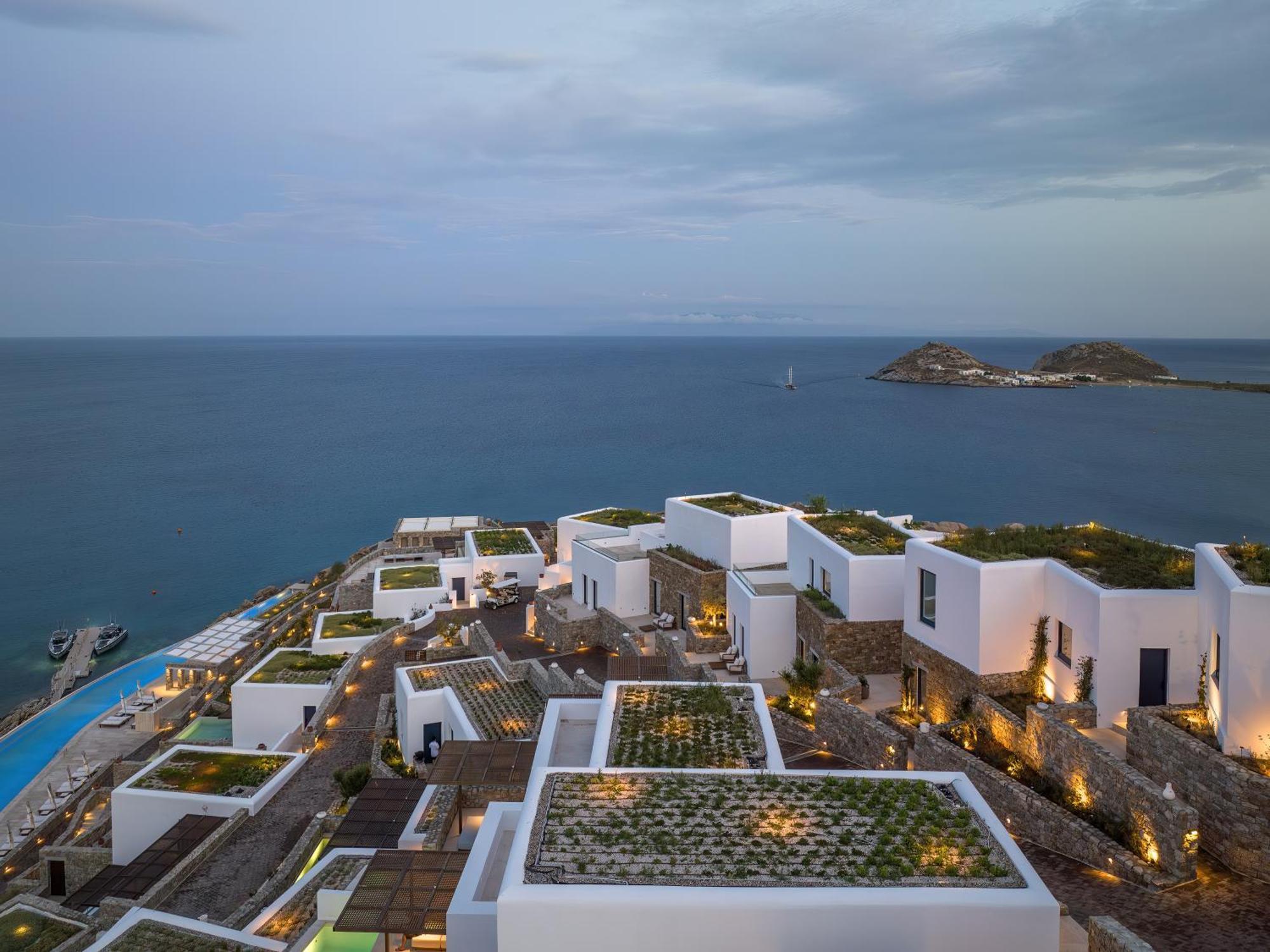 ホテル Cali Mykonos カラファティス エクステリア 写真