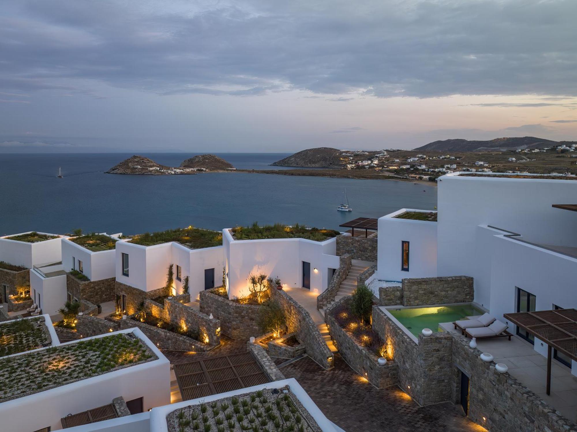 ホテル Cali Mykonos カラファティス エクステリア 写真