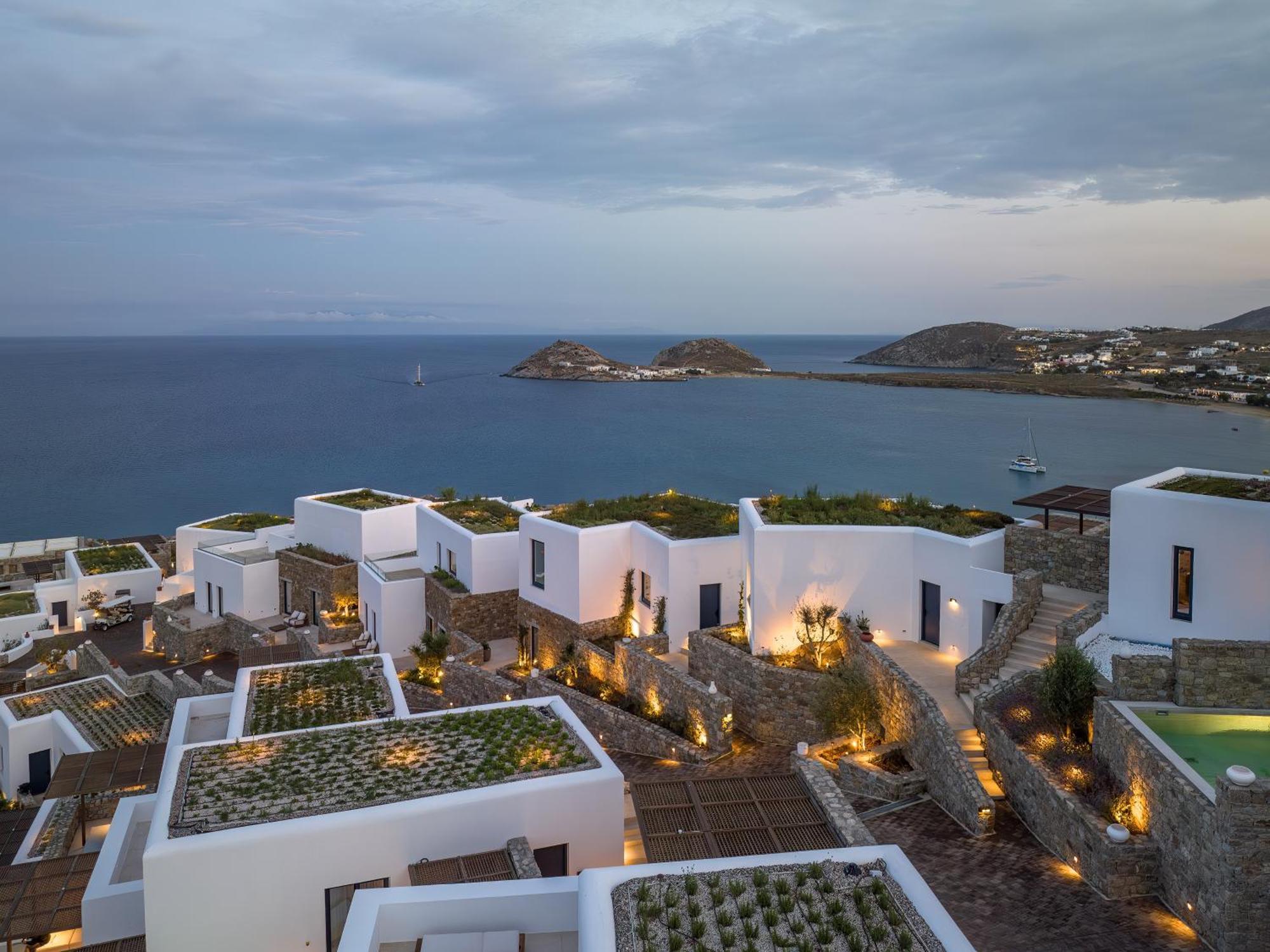 ホテル Cali Mykonos カラファティス エクステリア 写真