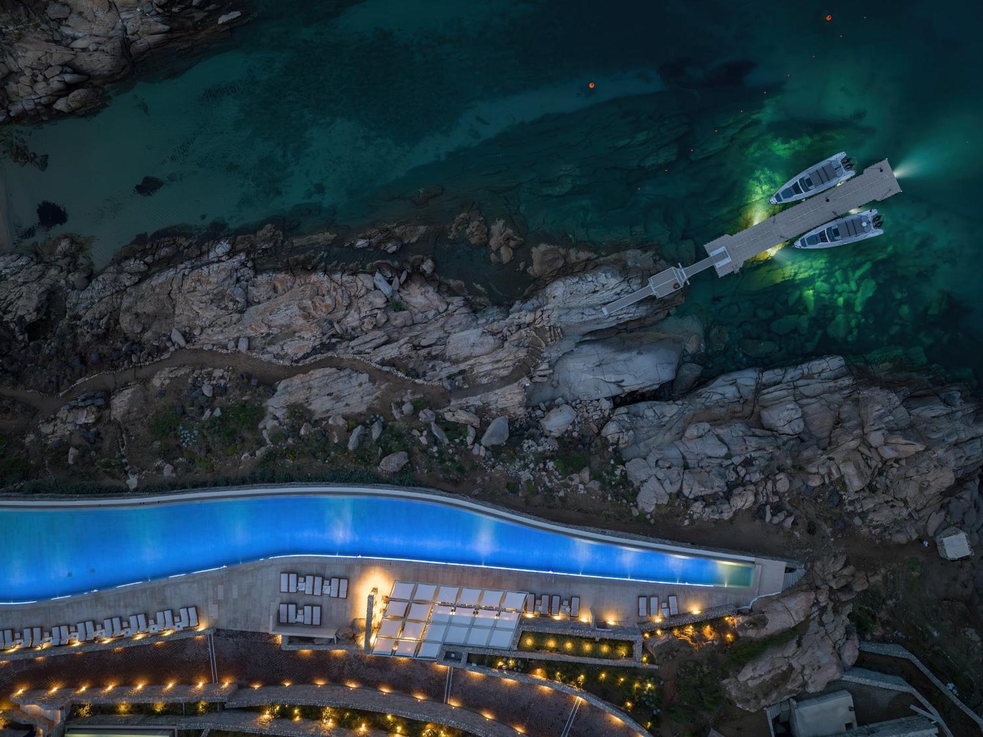 ホテル Cali Mykonos カラファティス エクステリア 写真