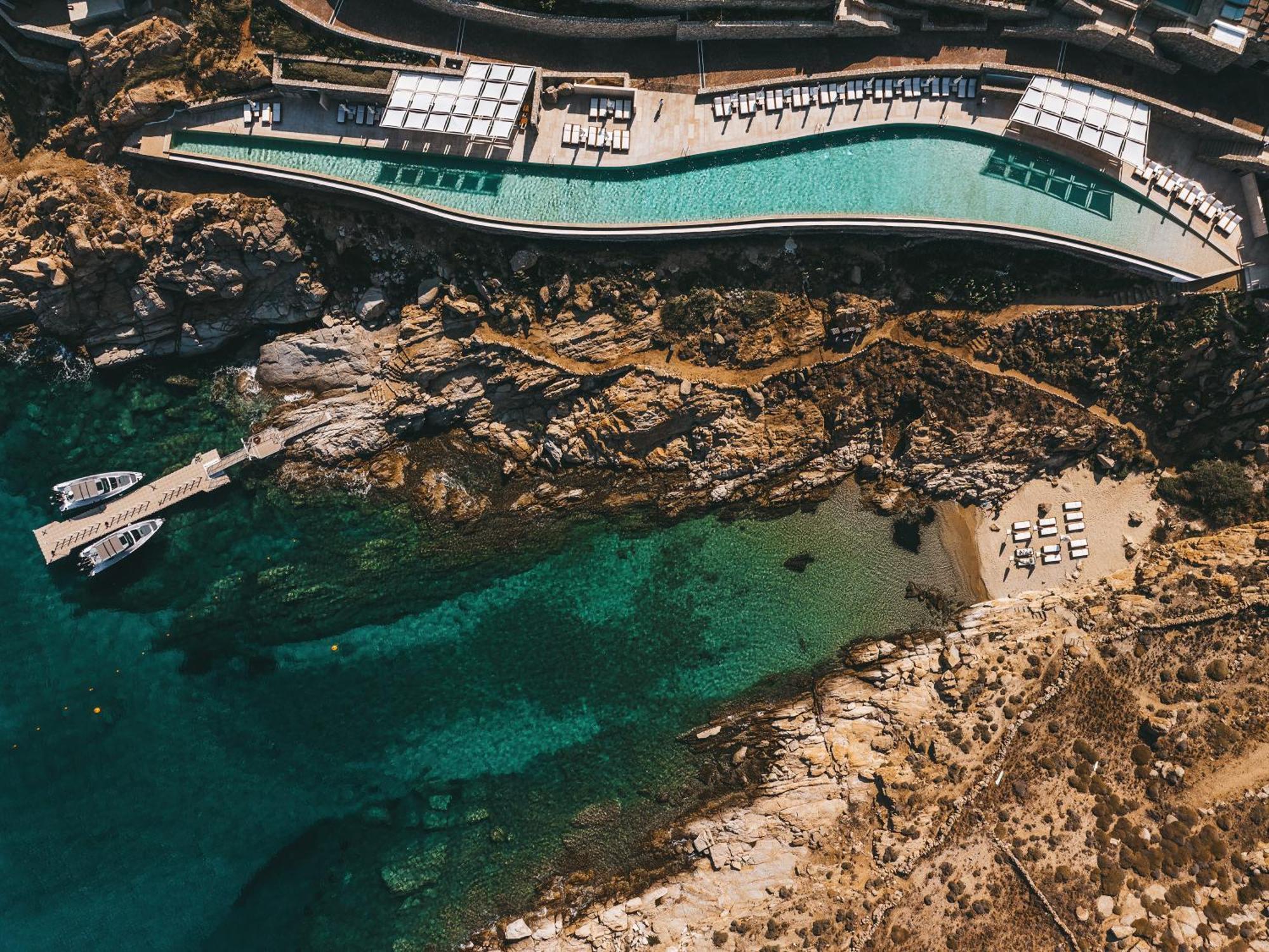 ホテル Cali Mykonos カラファティス エクステリア 写真