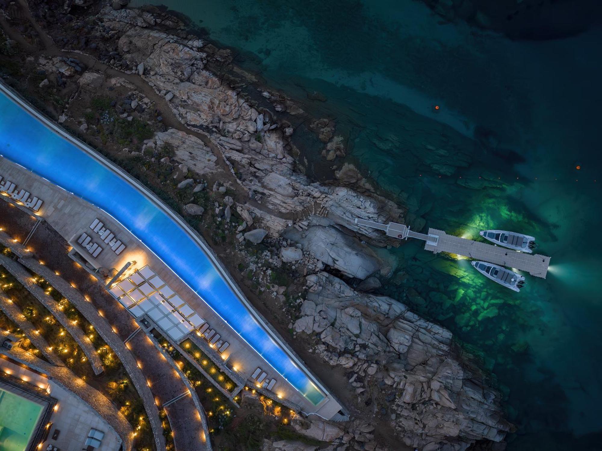 ホテル Cali Mykonos カラファティス エクステリア 写真