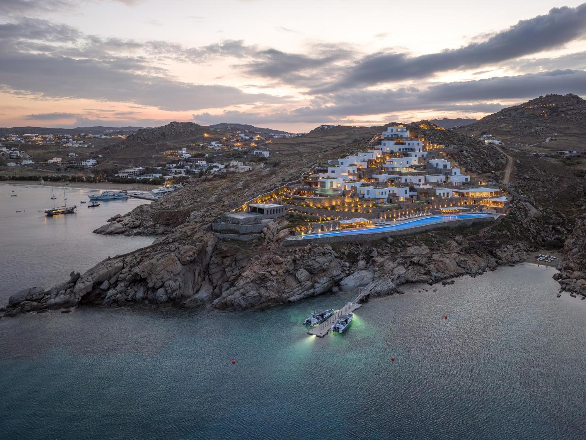 ホテル Cali Mykonos カラファティス エクステリア 写真
