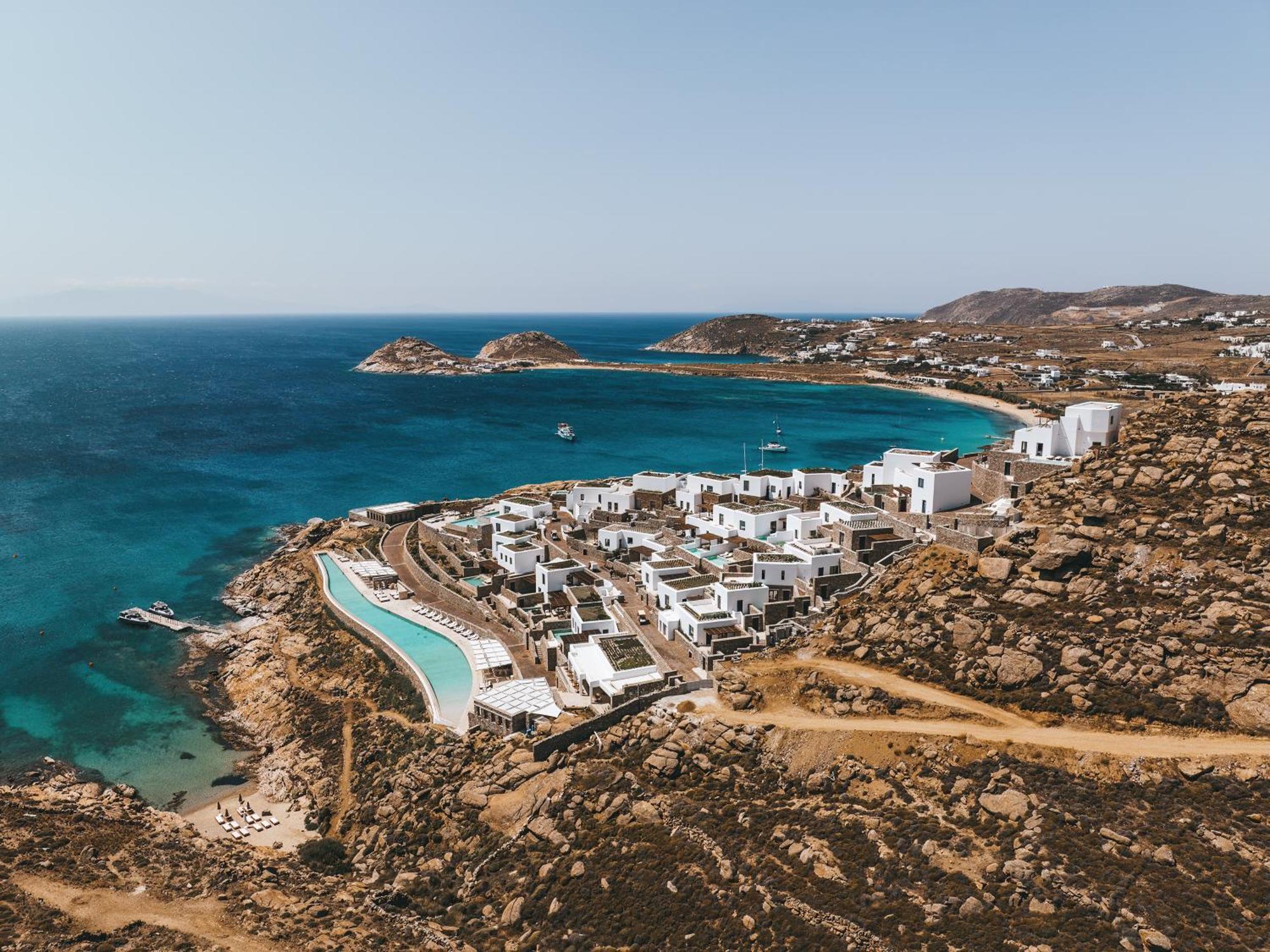 ホテル Cali Mykonos カラファティス エクステリア 写真