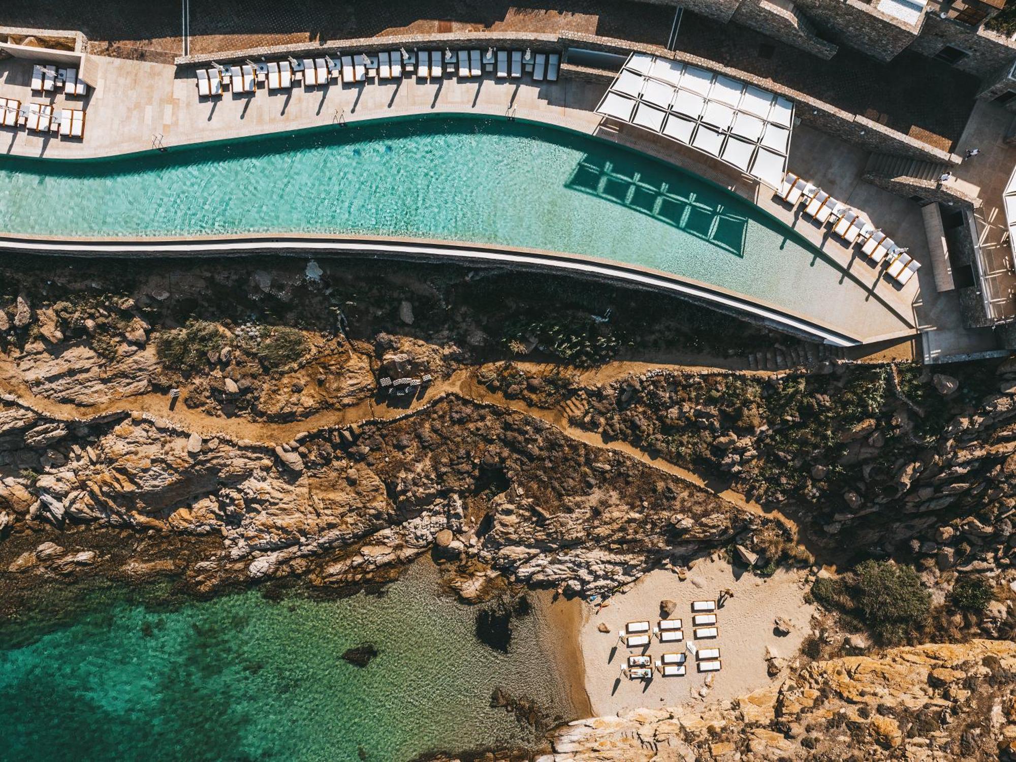 ホテル Cali Mykonos カラファティス エクステリア 写真