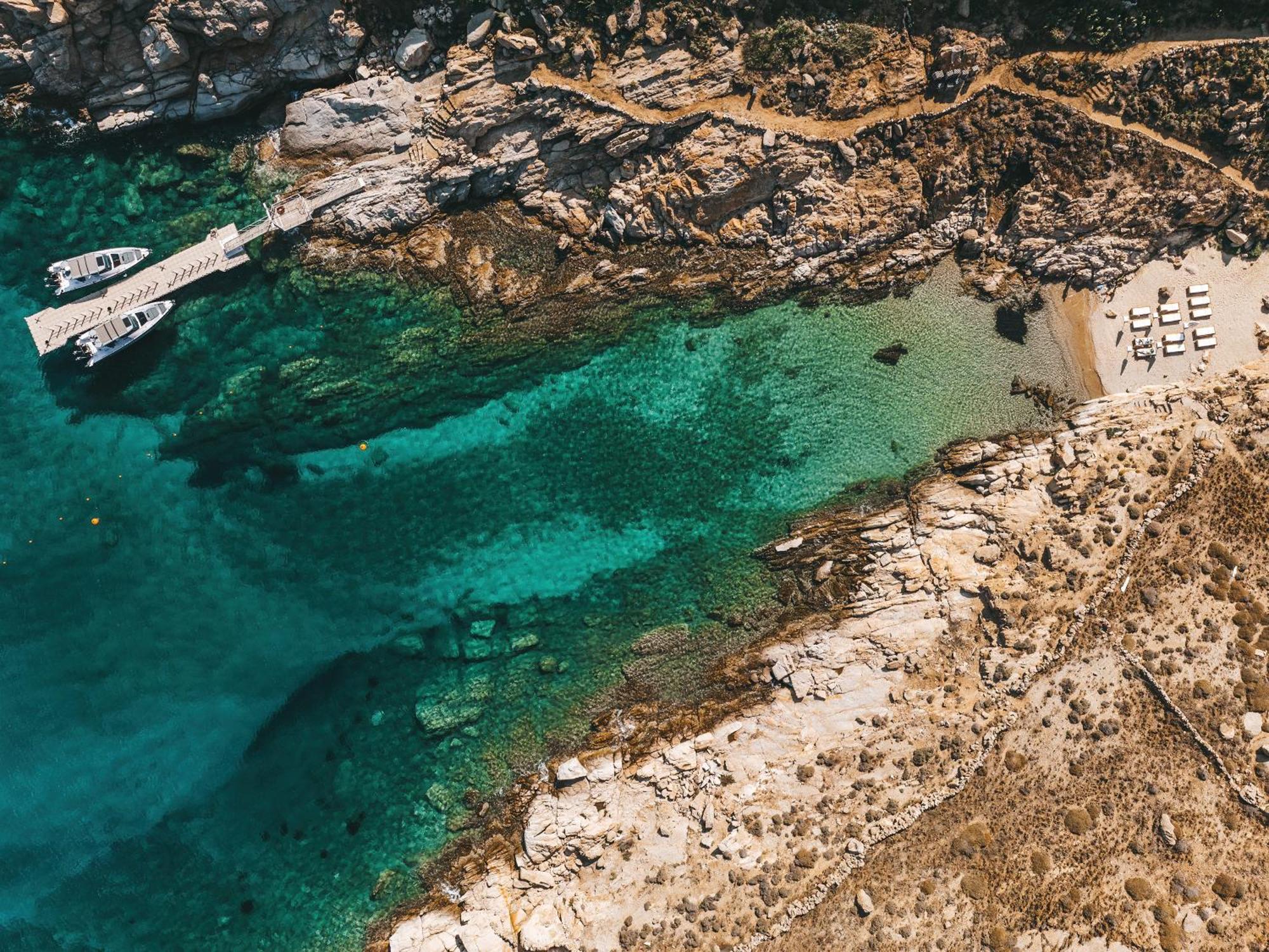 ホテル Cali Mykonos カラファティス エクステリア 写真