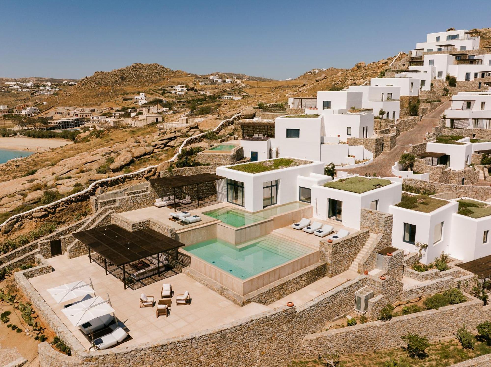 ホテル Cali Mykonos カラファティス エクステリア 写真